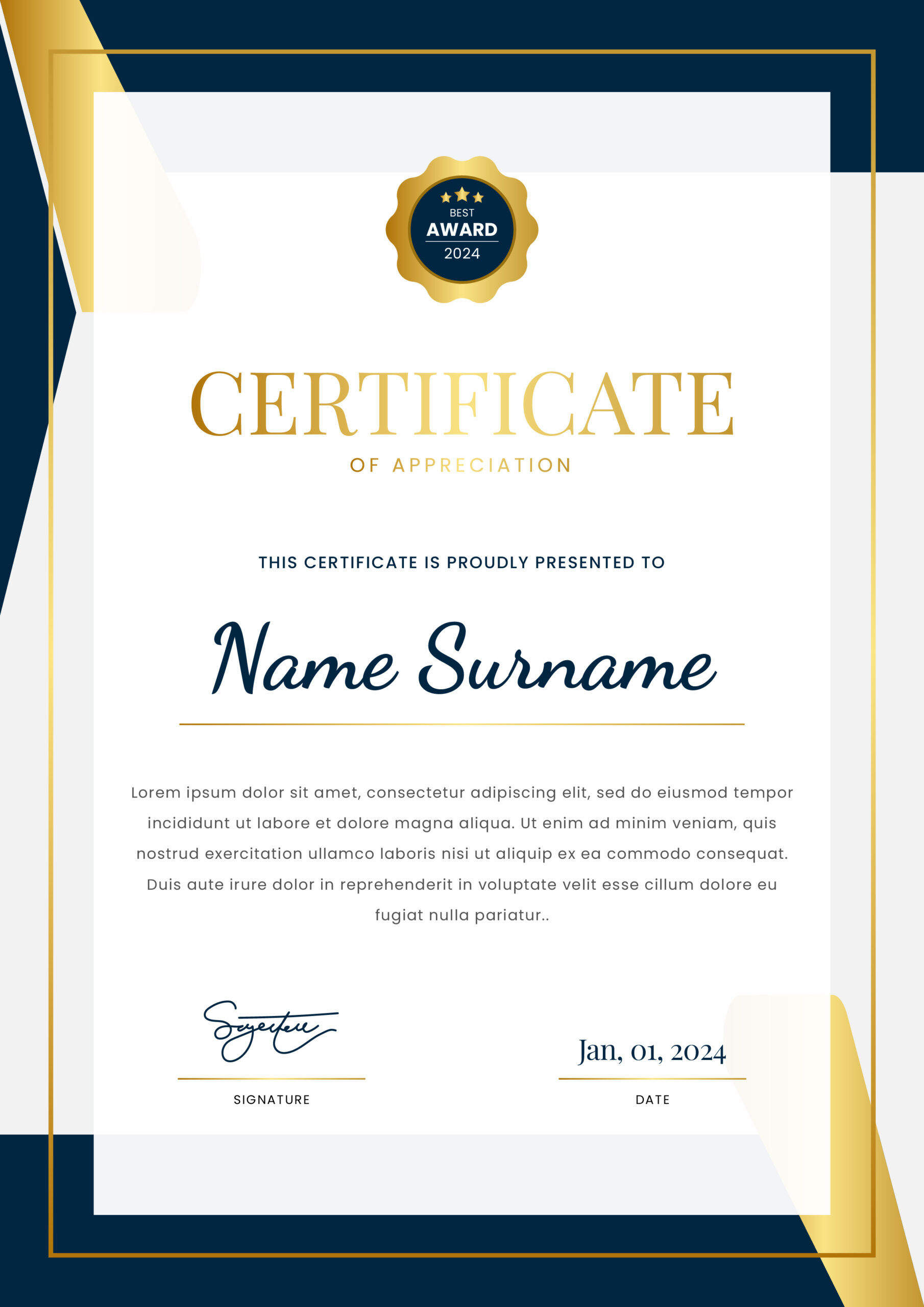 ใบรับรอง 2